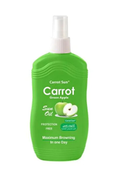 Carrot SUN TAN OIL GREEN APPLE 200ML