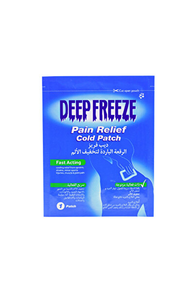Deep Freeze لاصقة لتخفيف آلام البرد، لاصقة واحدة