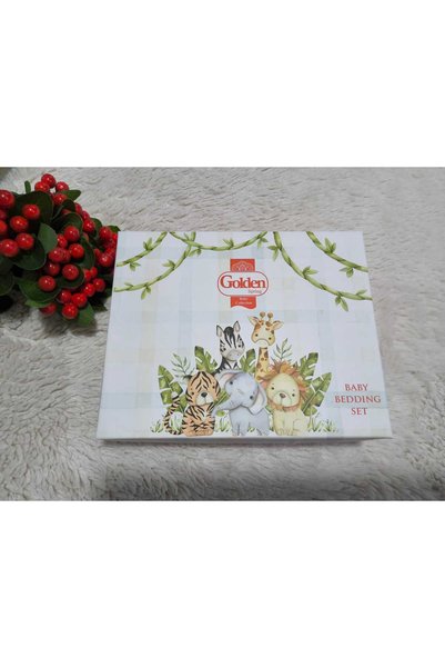 My Baby Kumsal İlk Cemre 100% Cotton 3 Piece Baby Sleeping Set