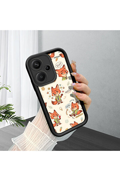 CASEVIBE Redmi Note 13 Pro Plus+ 5G Uyumlu, tavşan tilki desenli, silikon tel...