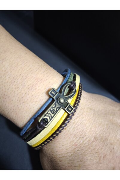 enyatakı سوار معصم من الجلد الأصلي الكلاسيكي من نيلين