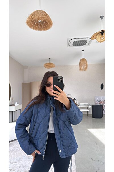 Buket Teke Blue Spring Coat