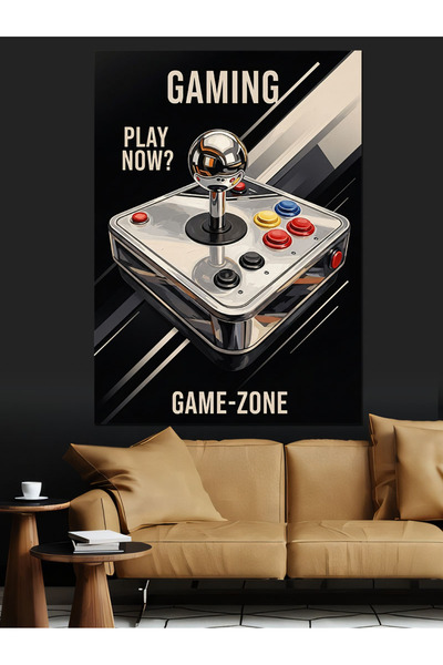 KanvasSepeti Controler de jocuri Pictură în ulei de înaltă calitate texturat ...