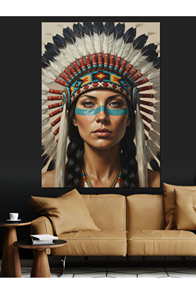 KanvasSepeti Roșu piele li Vopsea în ulei de înaltă calitate texturat Pânză P...