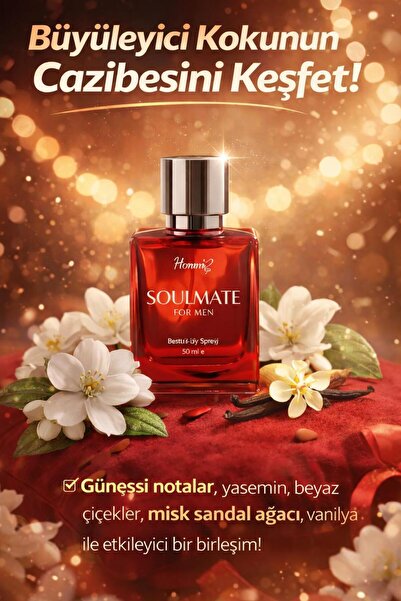 HOMM BİTKİSEL ÜRÜNLER Homm bitkisel homm LİFE soulmate erkek parfümü