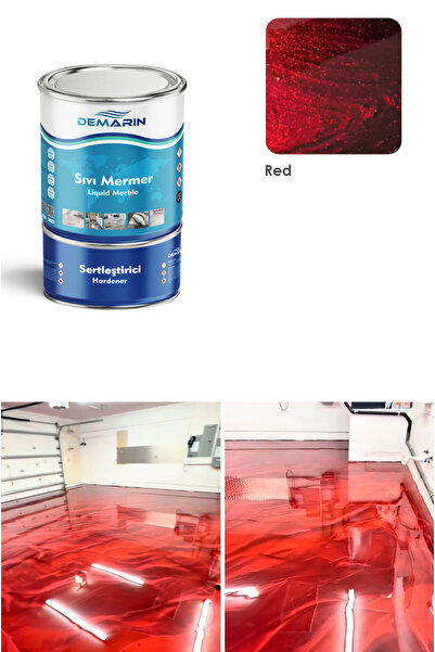 Demarin Solventsiz - Kokusuz Sıvı Mermer, Liquid Marble (tezgah, Zemin Boyası...