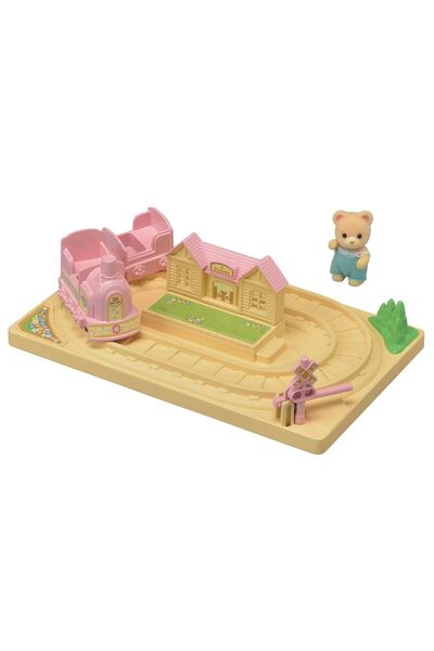 SYLVANIAN FAMILIES Choo Choo Train Playset – Pull-Along Train with Track and ...