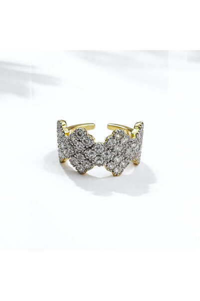 neslyaccessories خاتم حجري قابل للتعديل