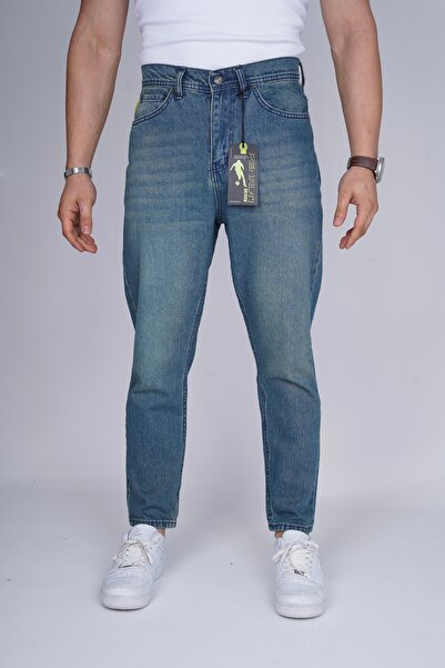 Penaltı Men's Boyfriend Washed Jeans Dark Tinted Trousers