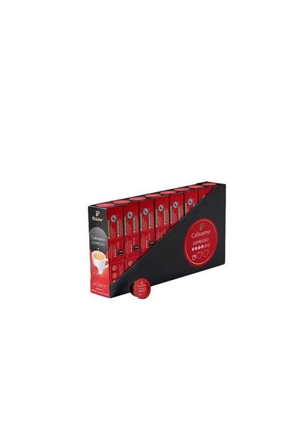 Tchibo Box of 10 Cafissimo Espresso Elegant Aroma coffee capsules, 8 boxes/set