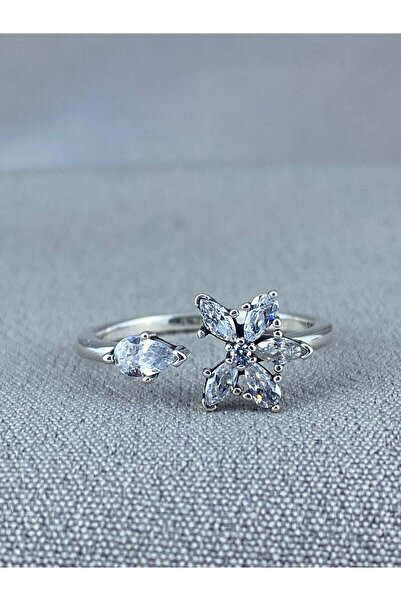 My Story Işıltılı Herbaryum Açık Gümüş Yüzük