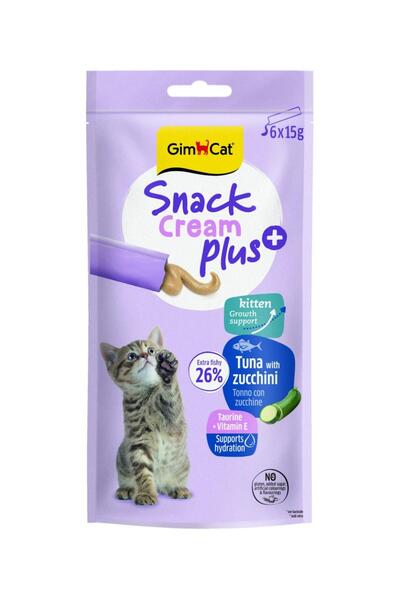 Gimcat Snack Cream Kitten Ton Balıklı & Kabaklı Kedi Ödülü 6x15gr
