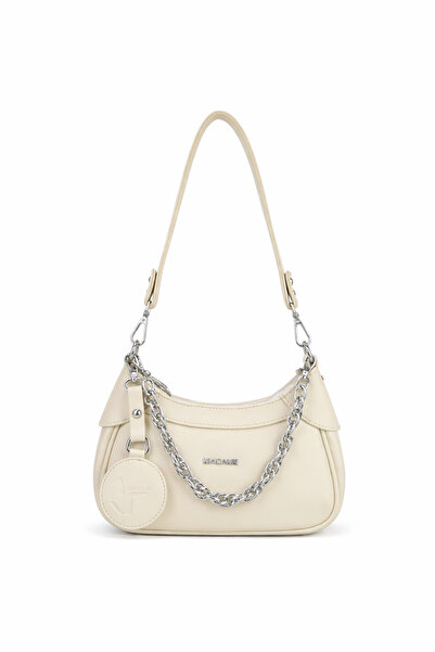 Madame Chain Detailed Women's Shoulder & Crossbody Bag – Extra Long Strap, Ca...