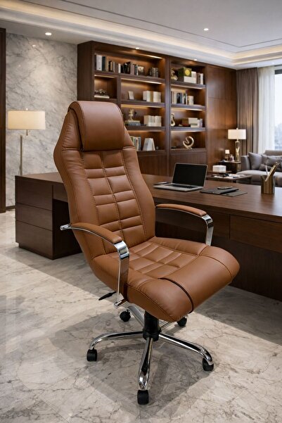 MEHMET YAREN BURO Noyan Yönetici Ofis Koltuğu Lüks Büro Koltuğu Ergonomik Yat...