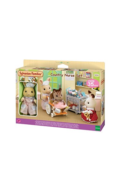 SYLVANIAN FAMILIES Country Nurse Doll Set – Miniature Roleplay Toys for Kids ...