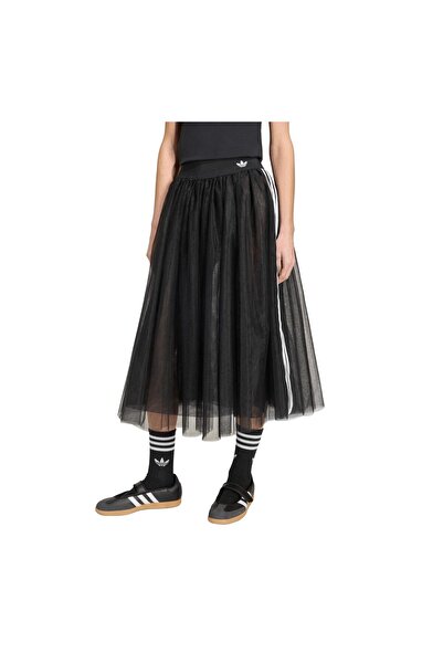adidas Ks6563-K Tulle Skirt Women's Dress - Skirt Black