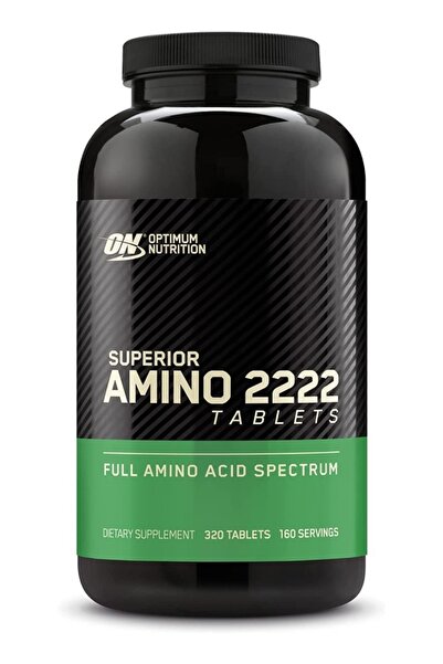 Optimum Nutrition (ON) Superior Amino 2222 Tablets, Complete Essential Amino ...