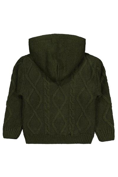 Civil Boys كارديجان بقلنسوة مع نسيج شعري مجدول من الداخل للأعمار من 2-5 سنوات...