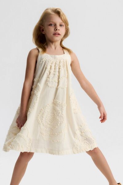 HAUSEkids Φόρεμα για κορίτσια Laura Pearl 4-8 ετών - Latte