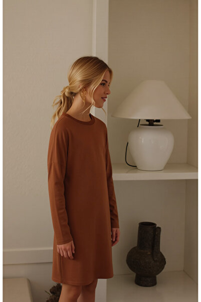 RESPİRO Comfortable Cut, Seasonal, Doesn'T Show Throught, Soft Tan Tunic, Plu...
