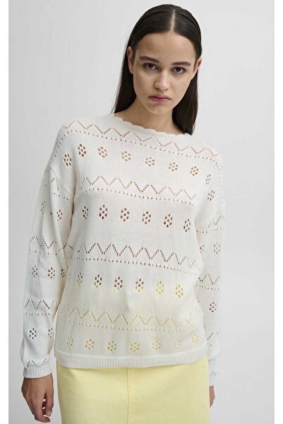 ICHI Whisper White Sweater