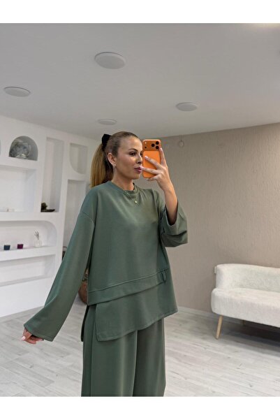 Trendingsize Modal Textured Asymmetrical Cut Shalwar Suit