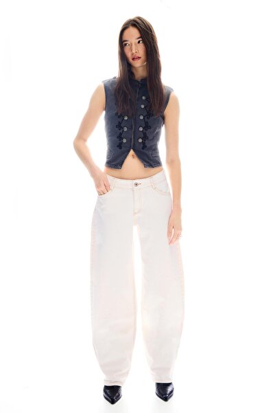 Bershka Düşük bel baggy fit barrel fit jean