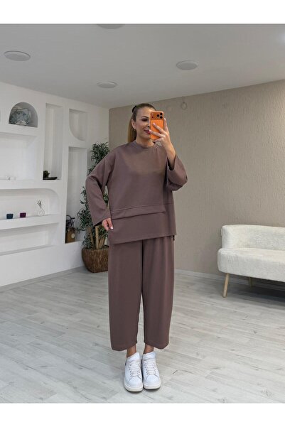 Trendingsize Modal Textured Asymmetrical Cut Shalwar Suit