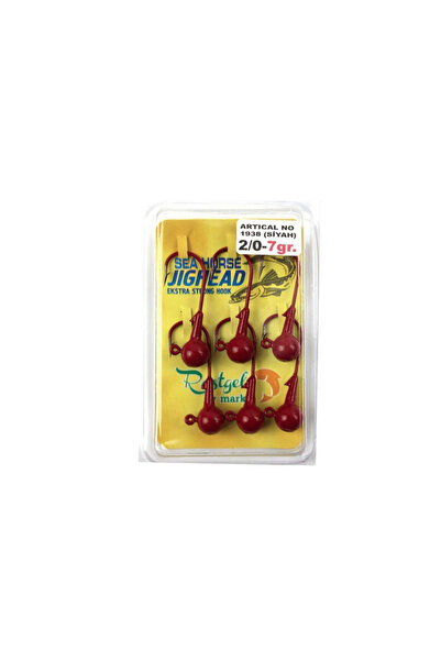 SEA HORSE Jighead 2/0 7Gr Kırmızı 6'lı