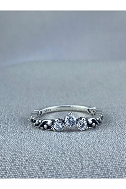 My Story Kraliyet Sarmalı Taç Gümüş Yüzük