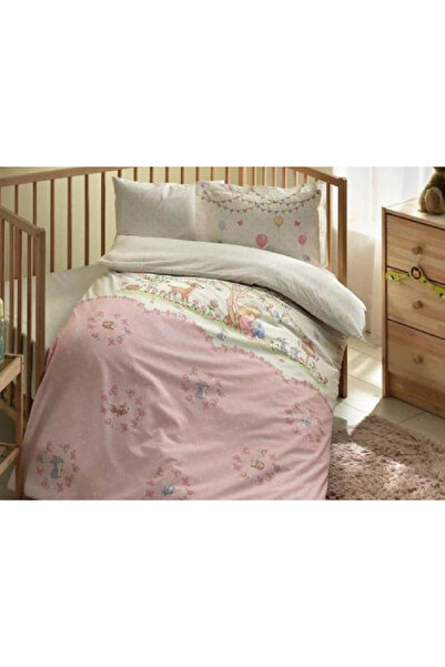 Talis Lenjerie de Pat Bebelusi Candy Roz, Bumbac 100%
