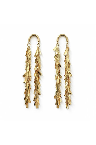 neslyaccessories Gold Dangle Earrings