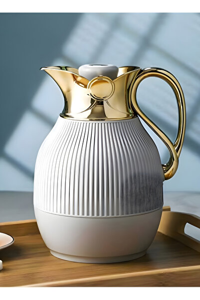 ALQANNAS 1 Liter Insulated Vacuum Thermos Flask | Keeps Drinks Hot for 24 Hou...