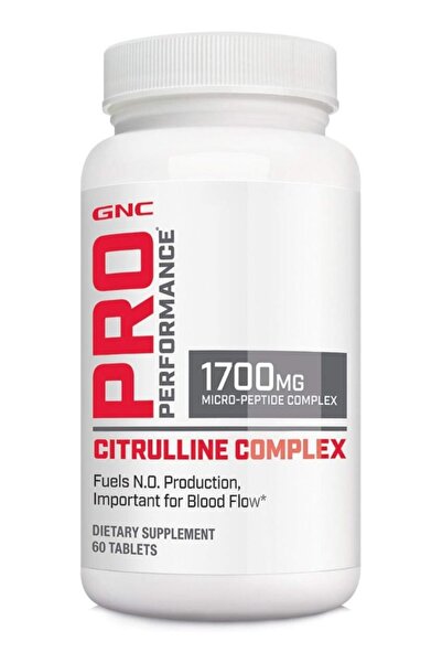G.N.C مكمل غذائي من جي إن سي برو بيرفورمانس سيترولين كومبلكس - 60 قرصًا