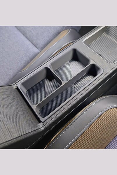 DU&ER Car Console Organizer Block – Central Storage Organizer Insert – Multi-...