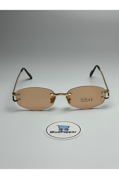 BluePepper Cartyy V12 |   Sunglasses Gold Sap Pink Glass Color 51 Ekartman