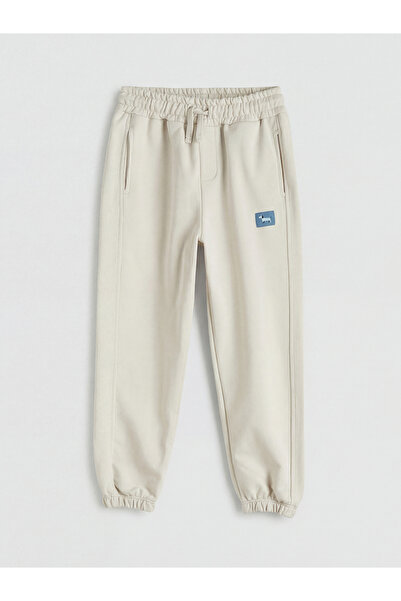 LC Waikiki Gray Printed Boys' Jogger Sweatpants