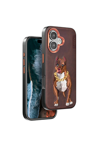 eco port iPhone 16 Perma Patterned Cover - Brown