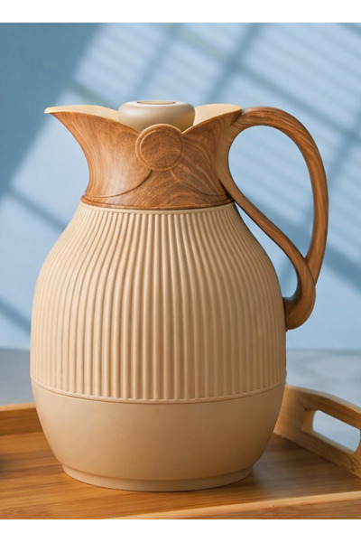 ALQANNAS 1 Liter Insulated Vacuum Thermos Flask | Keeps Drinks Hot for 24 Hou...