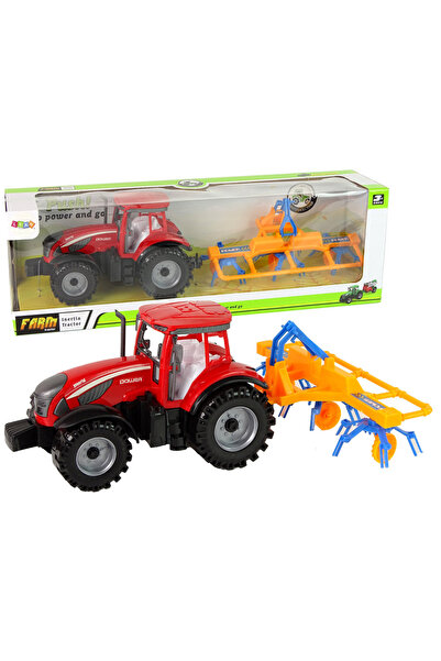Three top online Red Tractor with Rake Friction Drive