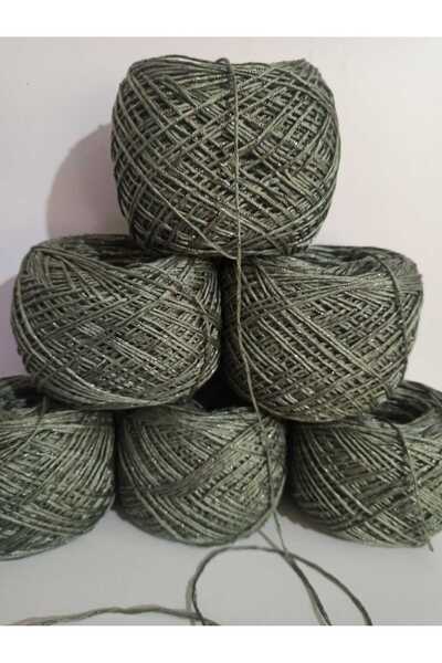 İPEK YÜN İPLİK DÜNYASI Fir de tricotat din bumbac de bambus Viscon (Verde Sal...