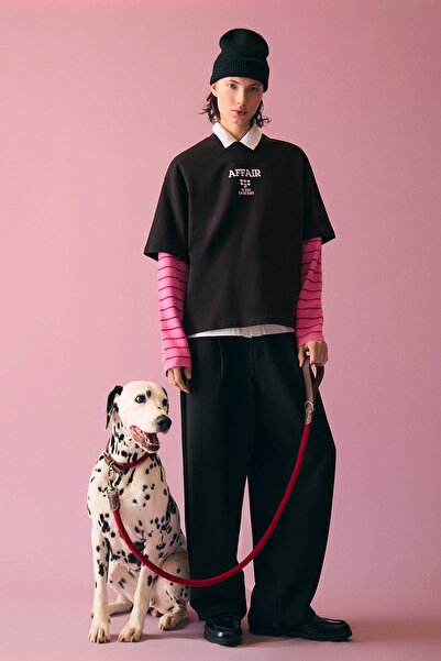 Bershka Kısa kollu baskılı tişört