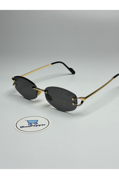 BluePepper Cartyy V12 |   Sunglasses Gold Sap Black Glass Color 51 Ekartman