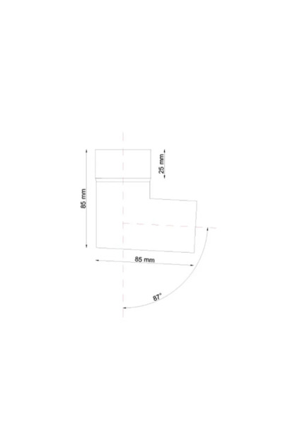 Renoplast Cot de 87° pentru jgheab RK65, bronz RAL 8019