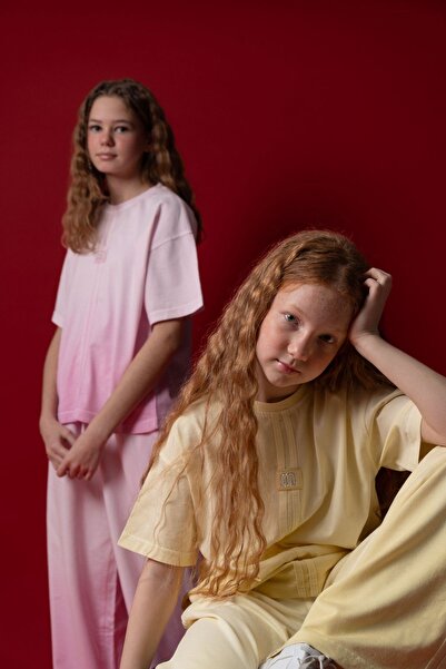 HAUSEkids 9-15 години Нов комплект за момичета от серията Prime Line - жълт