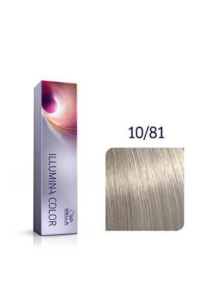 Wella Professionals Illumina Color permanent hair dye 10/81 - light pearly bl...