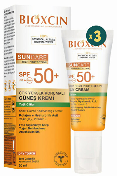 Bioxcin Sun Care Spf 50 Çok Yüksek Korumalı Güneş Kremi 50 ml Karma Yağlı Cil...