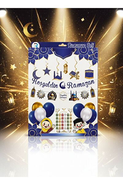 partylady Ramazan Hazırlık Seti Çocuklar İçin - Etkinlik Takvimi, Balon Zinci...