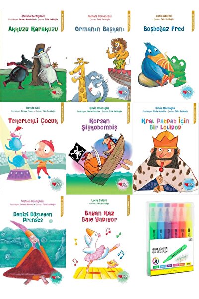 CAN 1. Sınıf Okuma Seti 8 Kitap ( KALEM SET HDY)