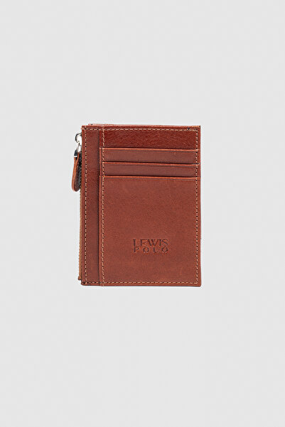 LEWİS POLO محفظة رجالية عملية من الجلد الطبيعي المقاوم للماء مع العديد من حام...